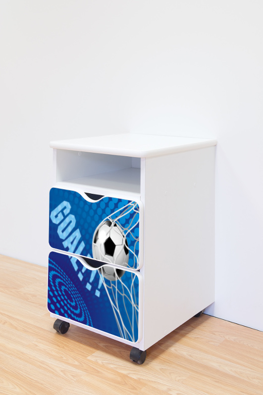 Becks kontajner Futbal modrý KK